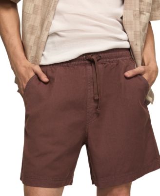 Men's Pull-On Linen Shorts