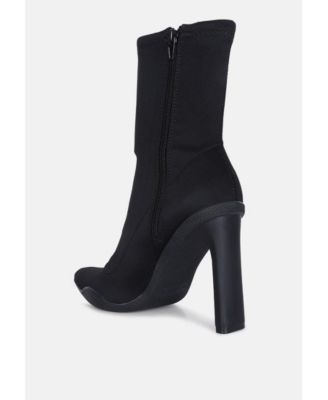 Womens Tokens Pointed Heel Ankle Boots