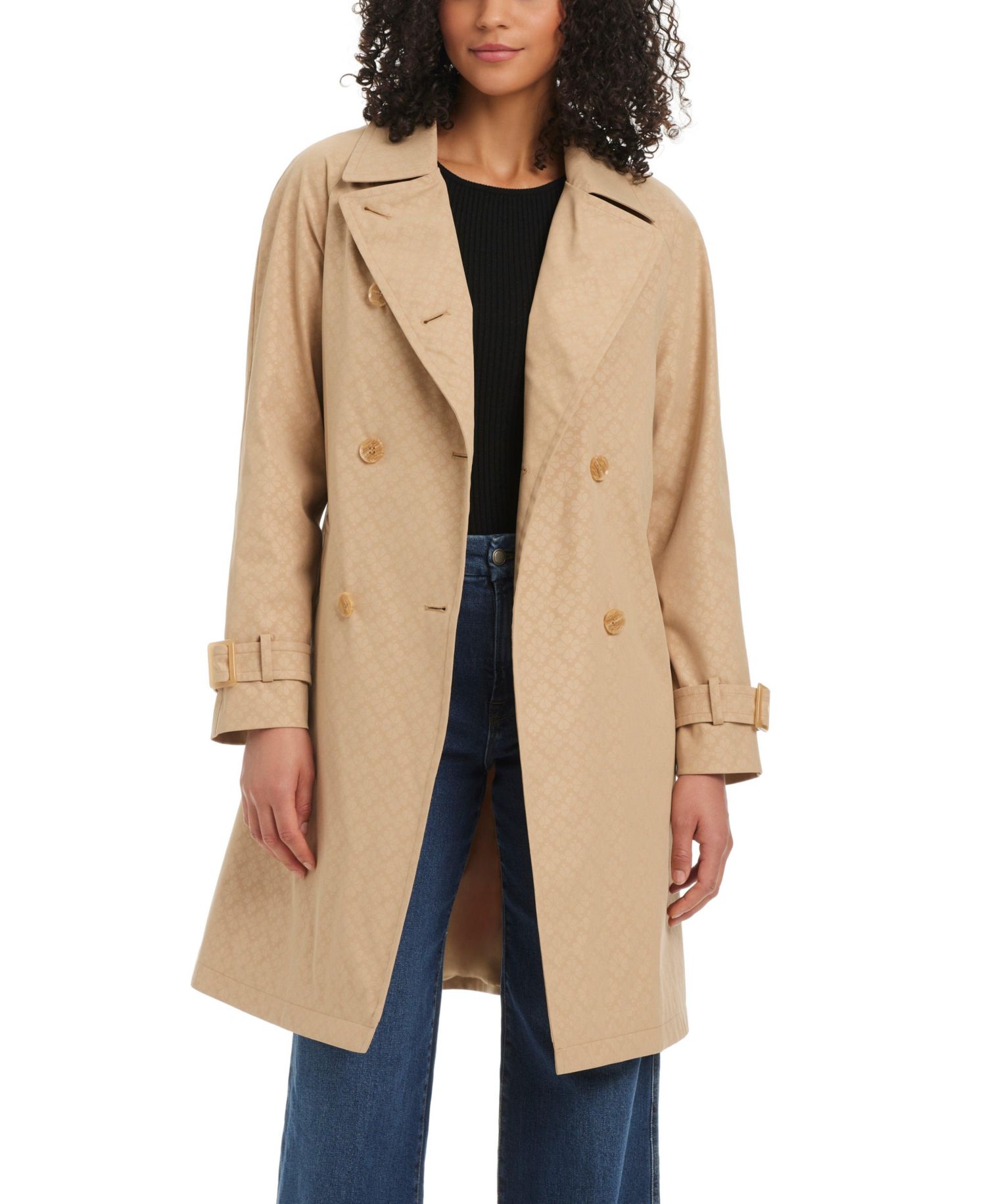 Women's Classic Double-Breasted Trench Coat