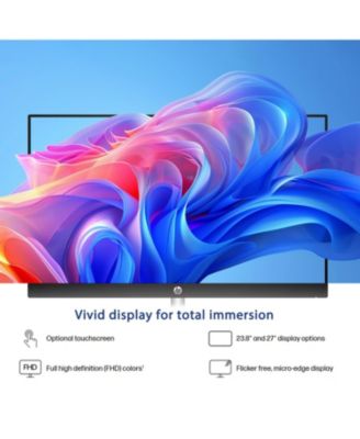 Essential 27" All-in-One Intel Core Ultra 7 32GB RAM Intel Graphics 1TB SSD Storage Windows 11 Home 60Hz - Black