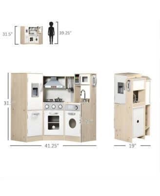 Large Kids Kitchen Playset with Lights Sounds and Cookware