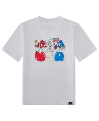 Baby Boys' Graphic T-Shirt and 3-Stripes Shorts, 2-Piece Set