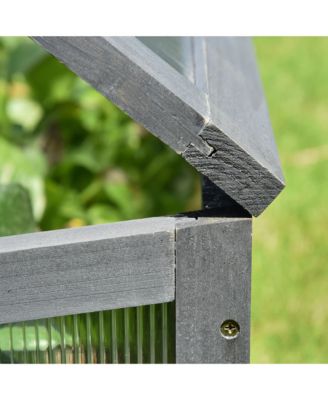 39" x 26" x 16" Wood Cold Frame house,