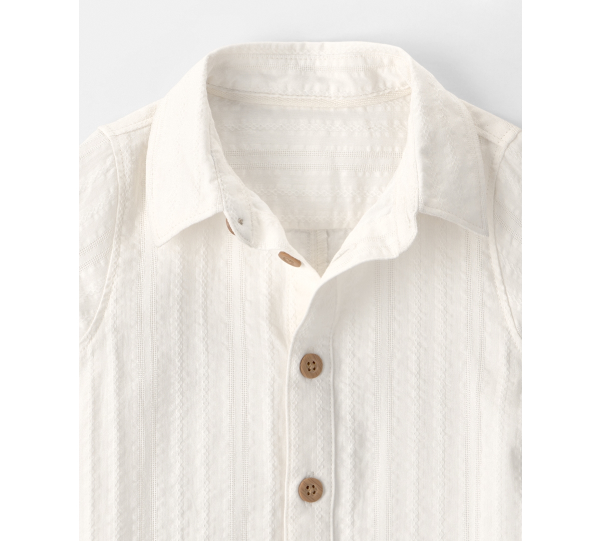 Carter's Baby Boys' Button-Front Romper and Hat, 2-Piece Set