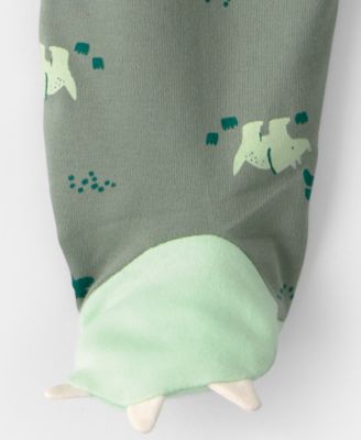 Baby Boys' Dinosaurs Two-Way Zip One-Piece Pajama