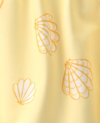 Baby Girls' One-Piece Shell Swimsuit