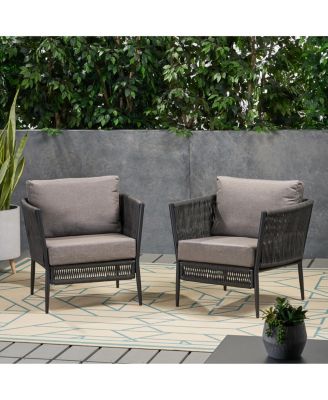 Outdoor Hanford Club Chair Dazzling Textures Exquisite Design Premium Patio Seating for Garden Backyard