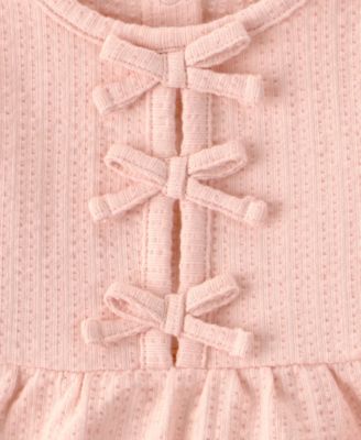 Baby Girls' Floral Top, Bodysuit, & Shorts, 3-Piece Set