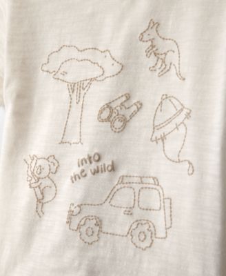 Baby Boys' Into The Wild Top, Bodysuit & Shorts, 3-Piece Set