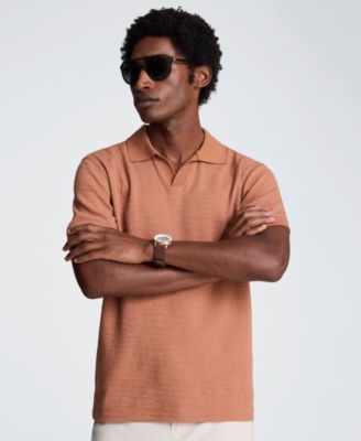 Men's Short-Sleeve Point Collar T-Shirt