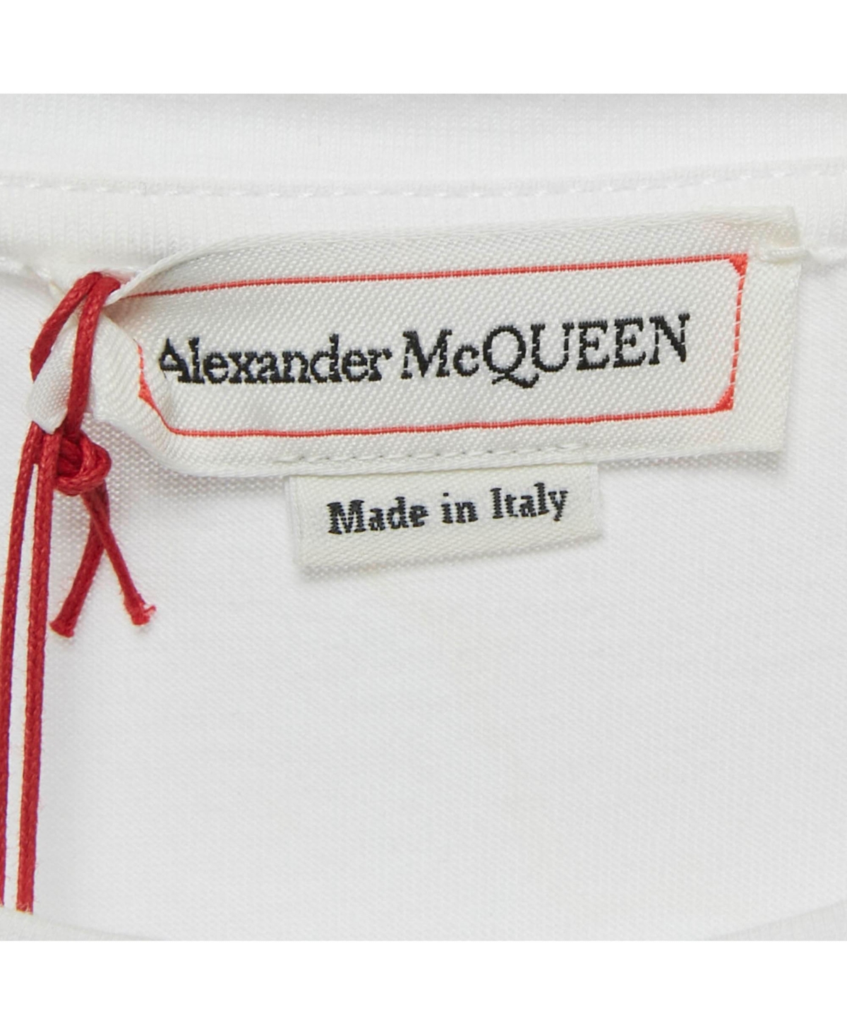 Pre-Owned Alexander Mcqueen Women's White Cotton Balloon Sleeve Open Shoulder Top