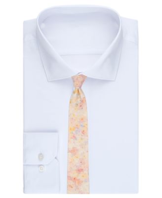 Men's Leon Floral Skinny Tie