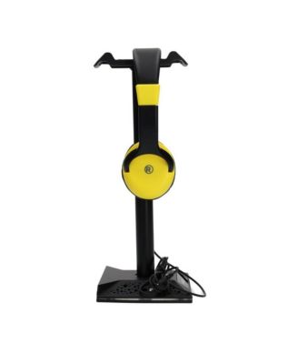 Kids Wired Headphones (3304454) - Child-Safe Volume, 3.5mm Plug, Black & Yellow