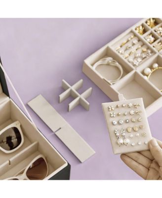 2-Drawer Jewelry Box with Floating Base