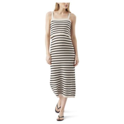 Maternity Ripe Pointelle Knit Nursing Dress