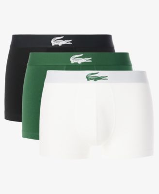 Men's Elastic Waistband Trunks, 3-Pack