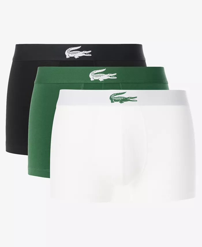 Men's Elastic Waistband Trunks, 3-Pack - thumbnail 5