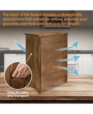 Wooden Countertop Storage Cabinet