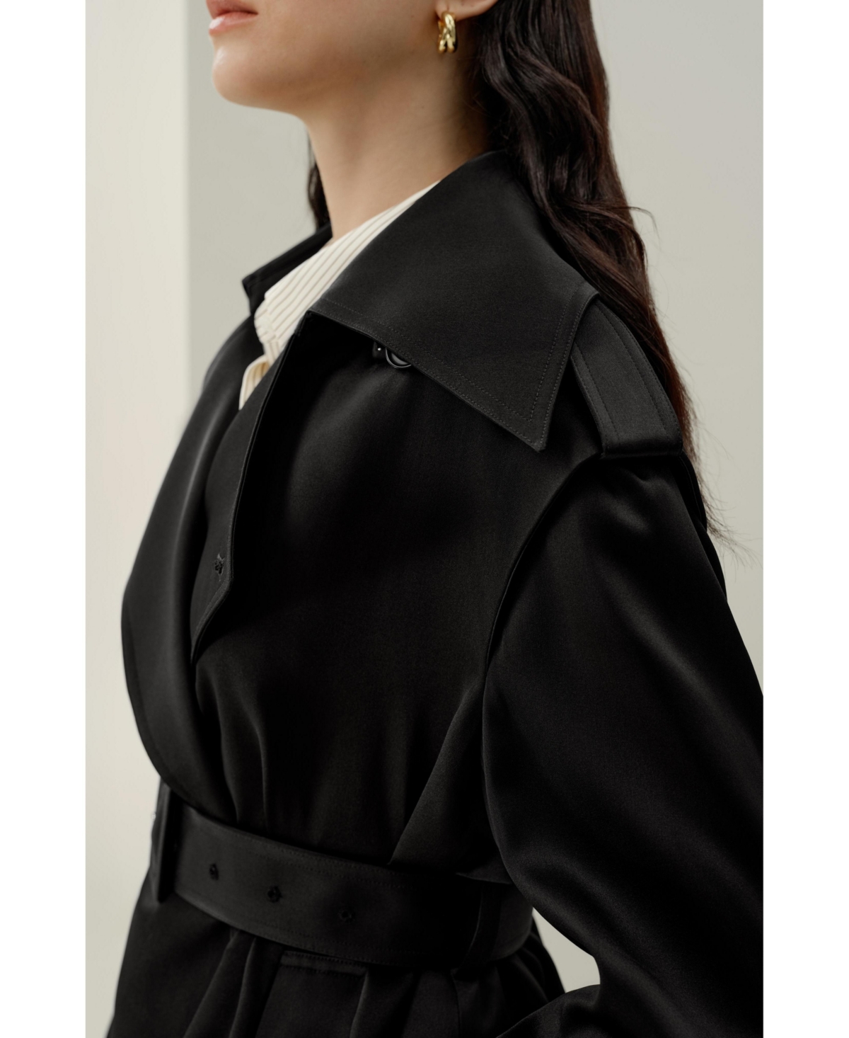 Lilysilk Women's Serica Short Trench