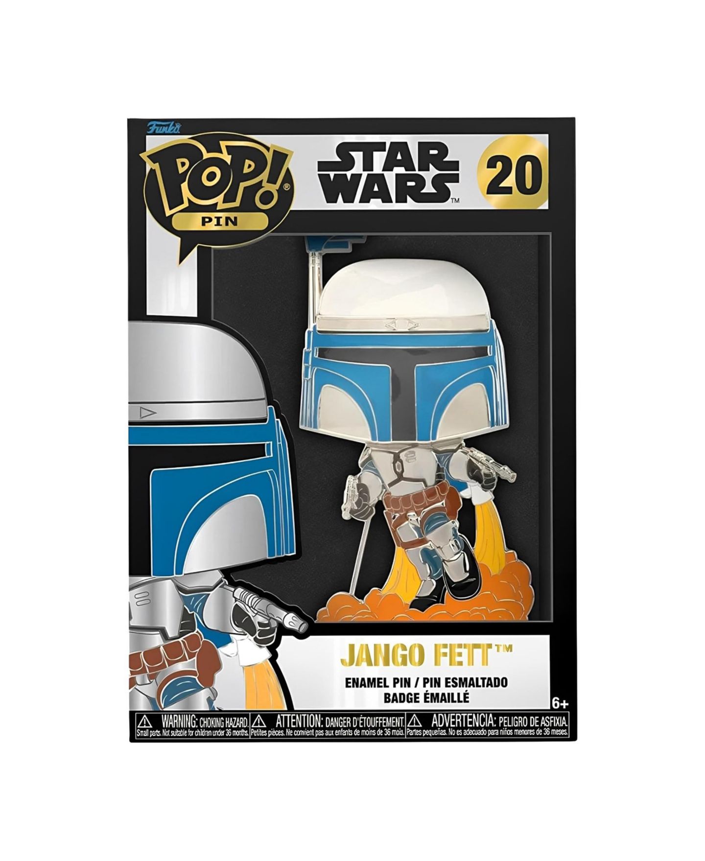 Детские фигурки Funko Star Wars Jango Fett 3 Inch Pop Pin, Ages 6+ — фото 3