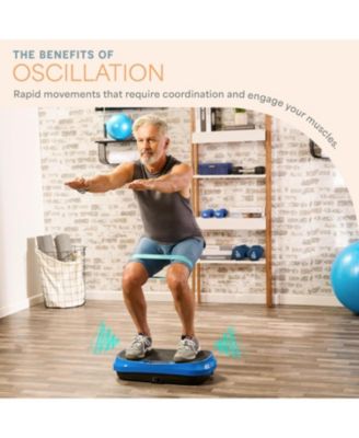 Waver Mini Vibration Plate Exercise Machine for Lymphatic Drainage – Compact Whole Body Vibrating Platform for Muscle Toning