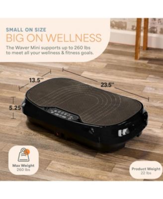 Waver Mini Vibration Plate Exercise Machine for Lymphatic Drainage – Compact Whole Body Vibrating Platform for Muscle Toning