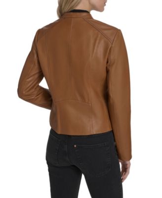 Women's Stand Collar Racer Jacket