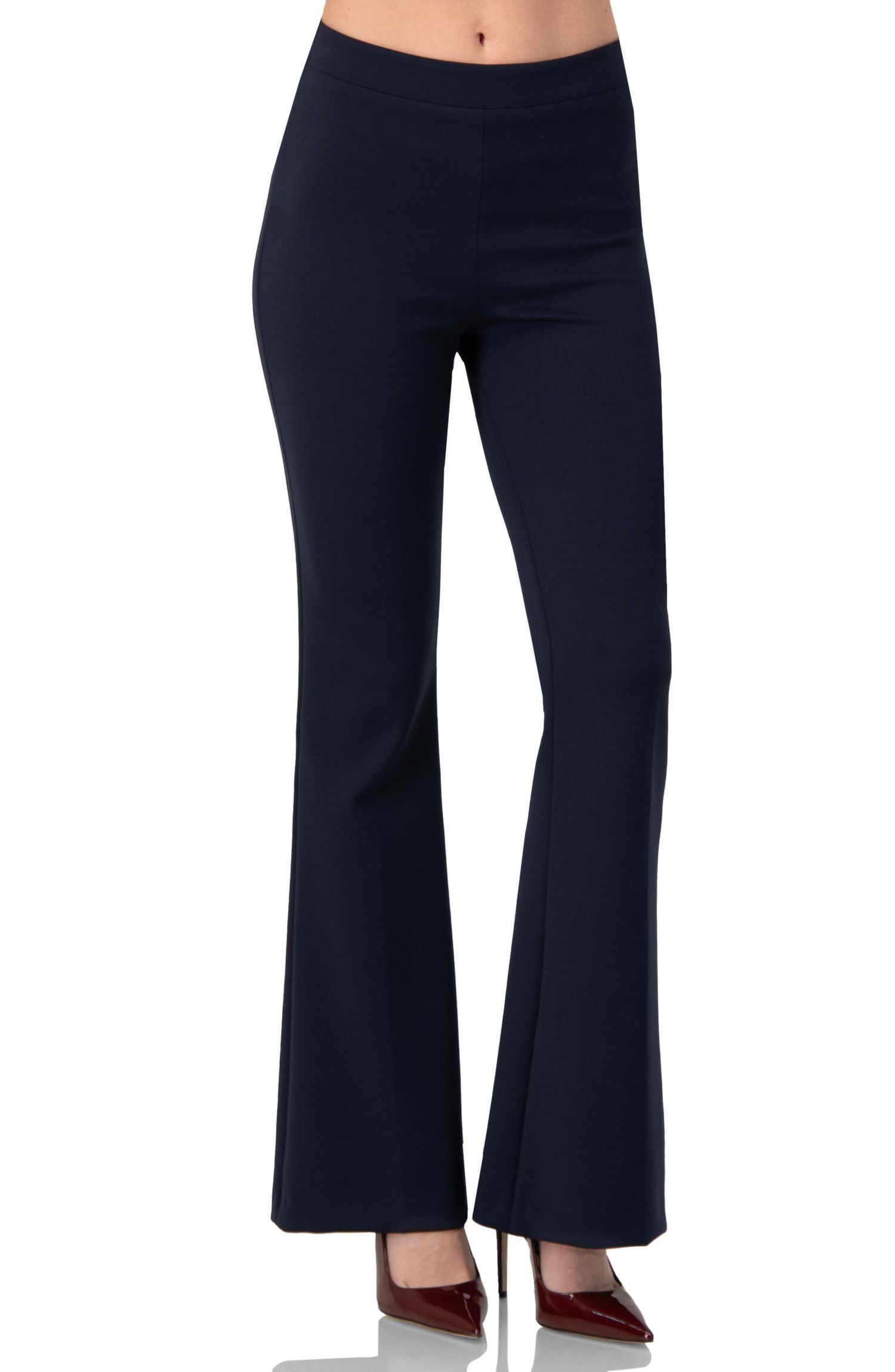 Women's Semi-Flared Trousers