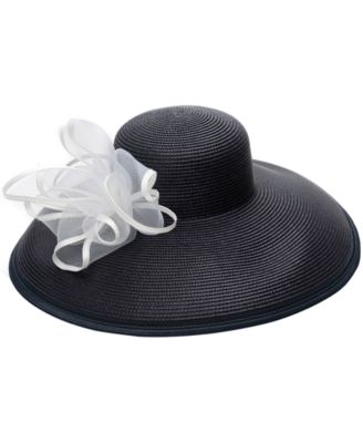 Extra Wide Brim Crinoline Hat