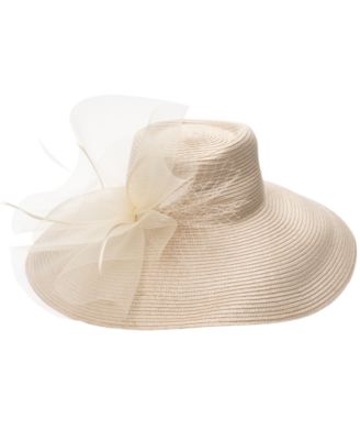 Romantic Profile Crinoline Hat
