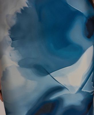 Women's Cowl Neck Floral Gown