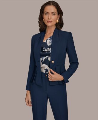 Petite One-Button Jacket