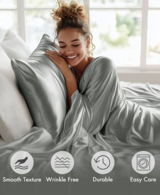 Satin Luxury 4-Pc. Sheet Set, Twin