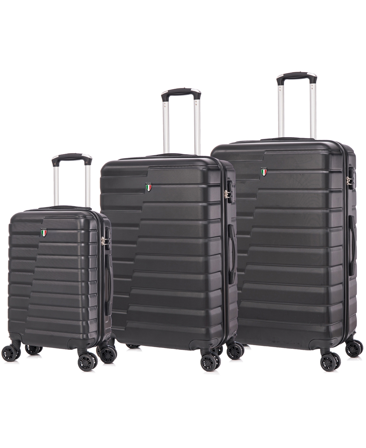 Tucci Italy Marvello 3-Pc. Hardside Luggage Set