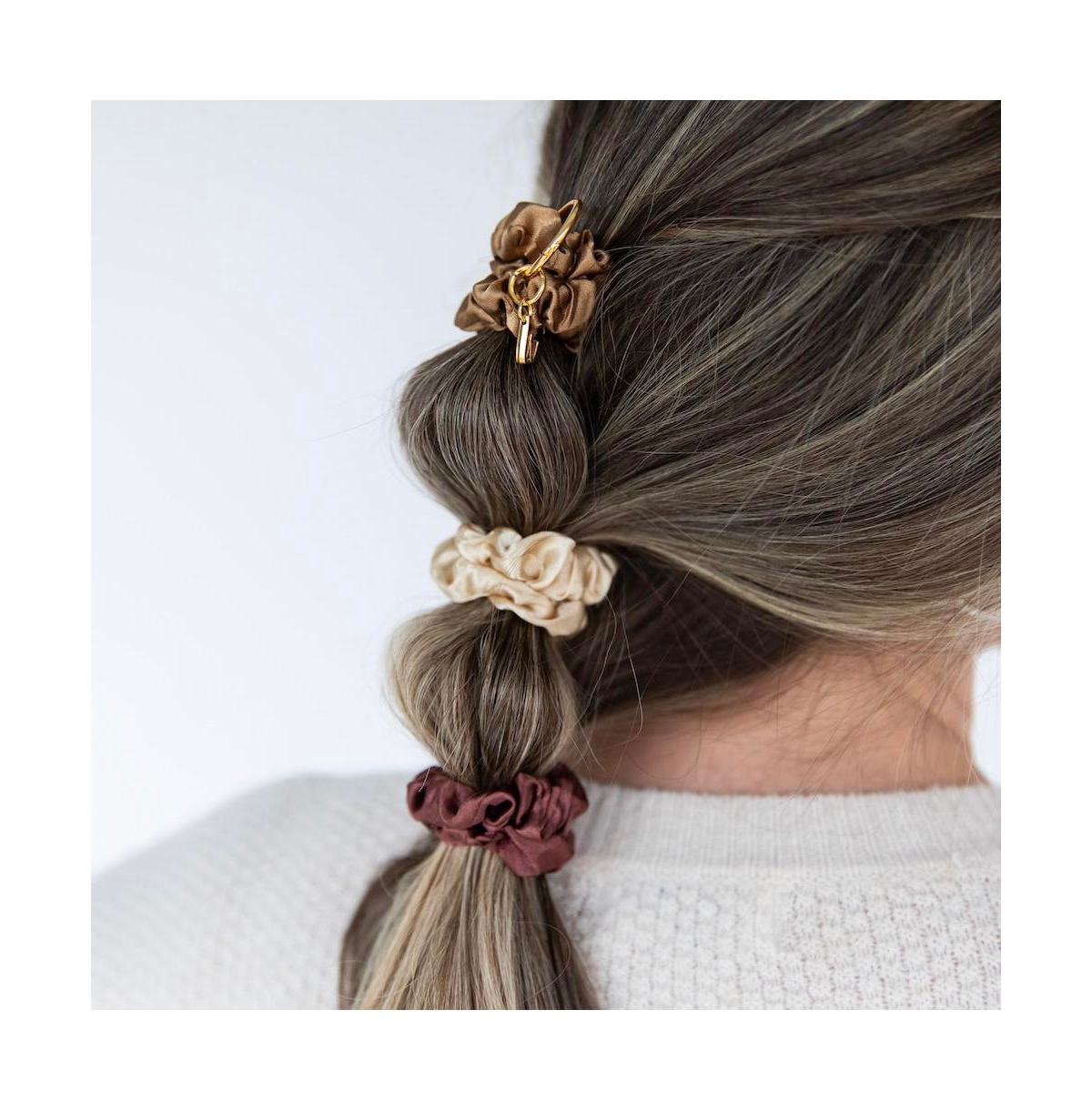 Headbands of Hope Women's Satin Scrunchie Set