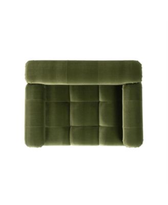 Marcel Modern Velvet Pet Bed - Upholstered Lounge for Dogs & Cats