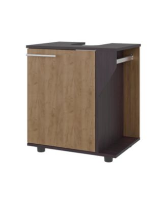 Gila Bend Under Sink Storage Cabinet, Compact Design, with Two Shelves for Organizing Bathroom Items