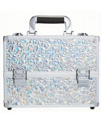 6-Tier  Makeup Organizer with Lockable Travel Case