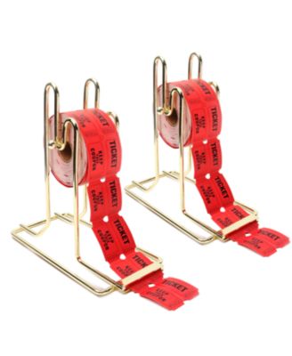 Brass Raffle Ticket Dispenser for Single or Double Roll Raffle Tickets Lotteries