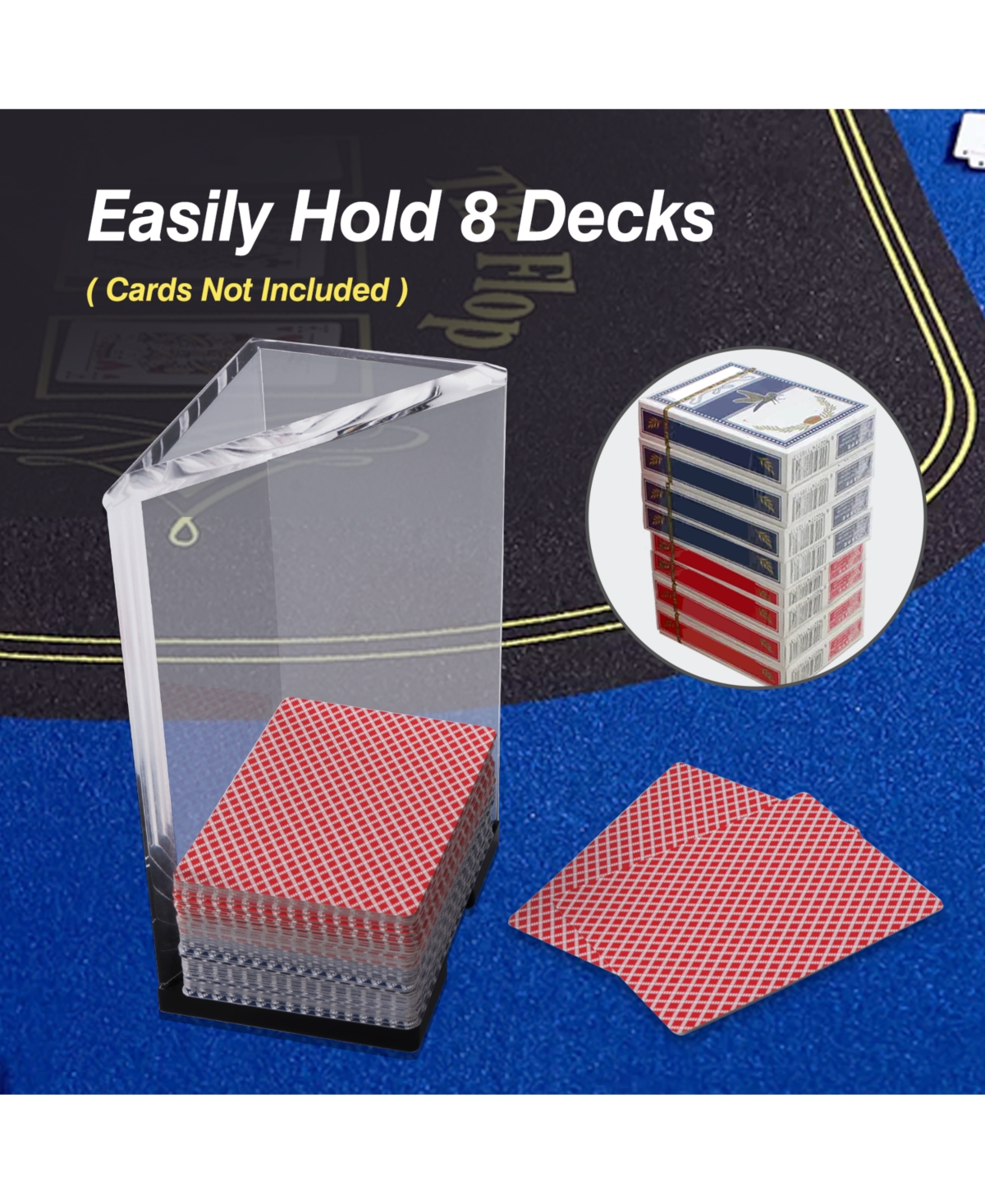 Gse Games & Sports Expert Deck Clear Acrylic Discard Trays