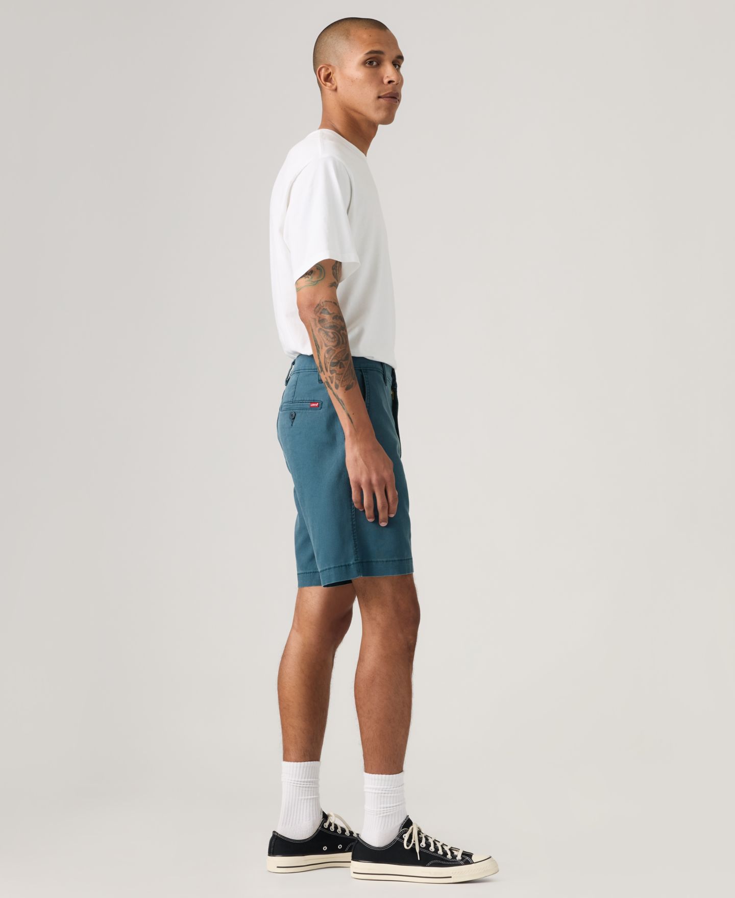 Мужские шорты Levi's Relaxed-Fit 8" Chino, цвет: Морской — фото 4