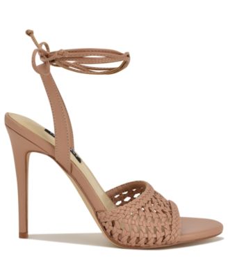Women's Merta Woven Tie-Up High Stiletto Sandals
