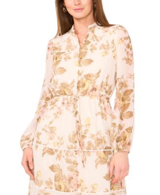 Women's Long-Sleeve Maxi Dress