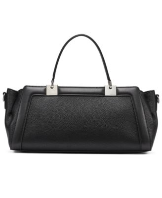 Medium Jean Zipper Satchel Bag