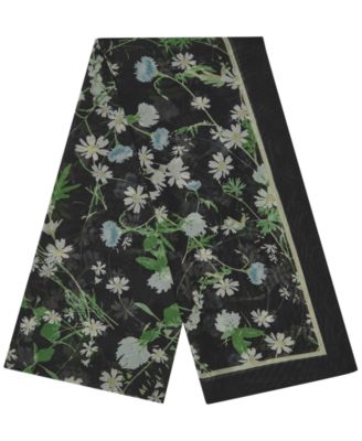 Wild Flower Chiffon Scarf