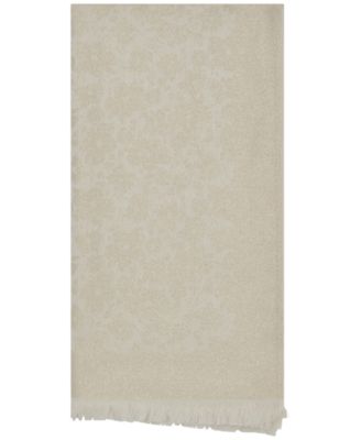 Metallic Daisy Pattern Scarf