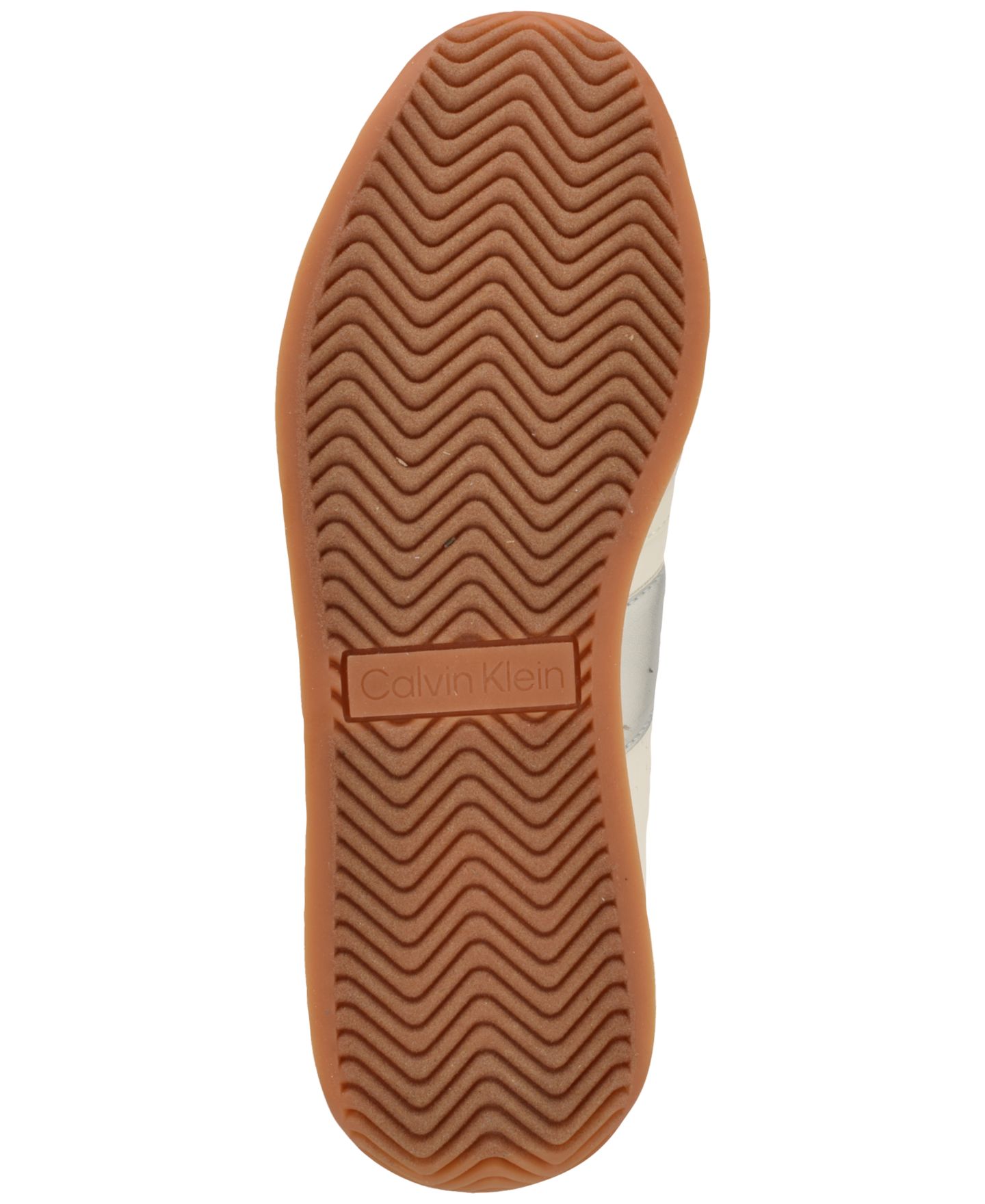 Женские кроссовки Calvin Klein Anora Retro Lace-Up, цвет: Бежевый / Серебряный — фото 5