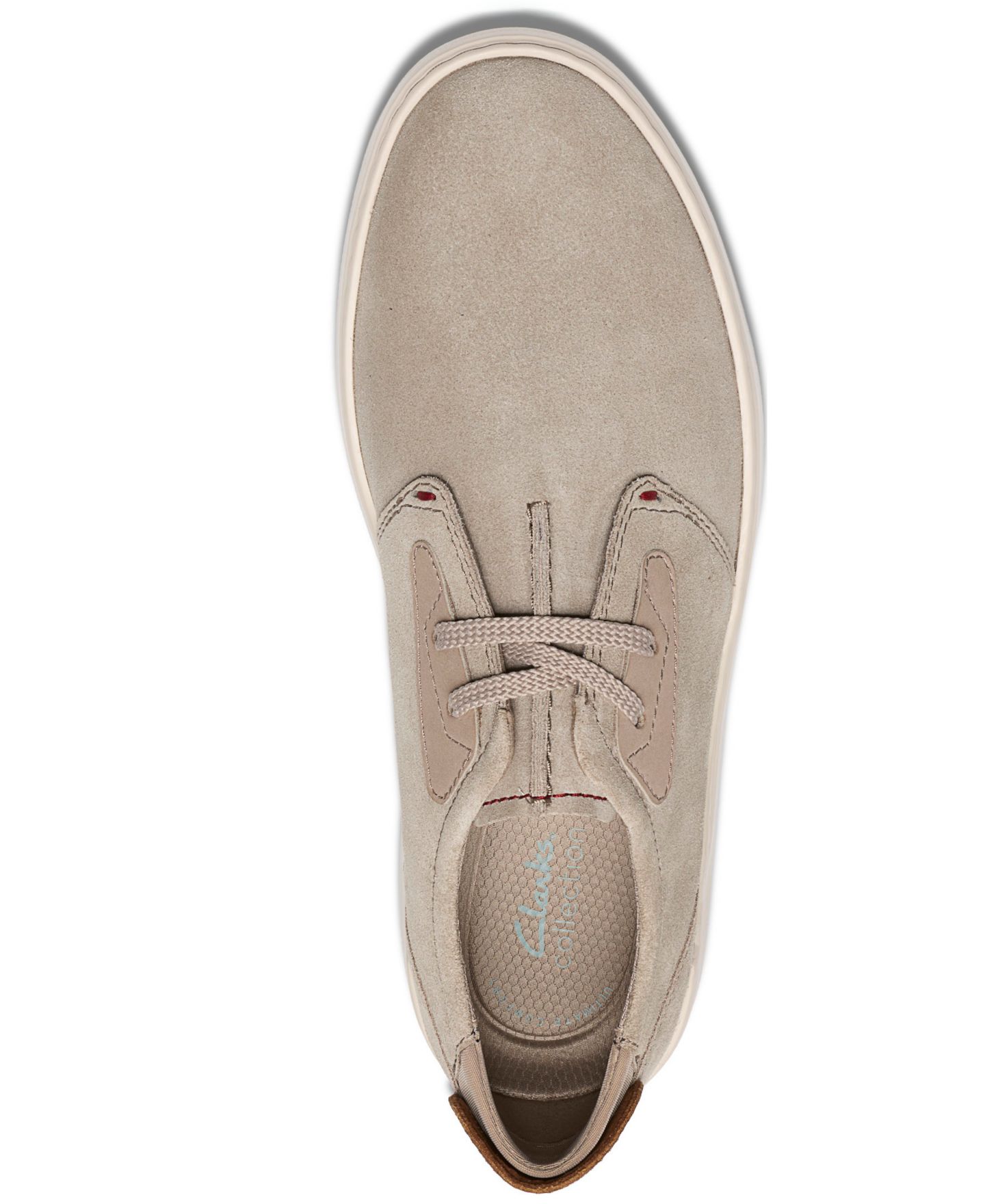 Мужские кроссовки Clarks Flexwell Tie Lace-Up, цвет: Серый замшевый — фото 4