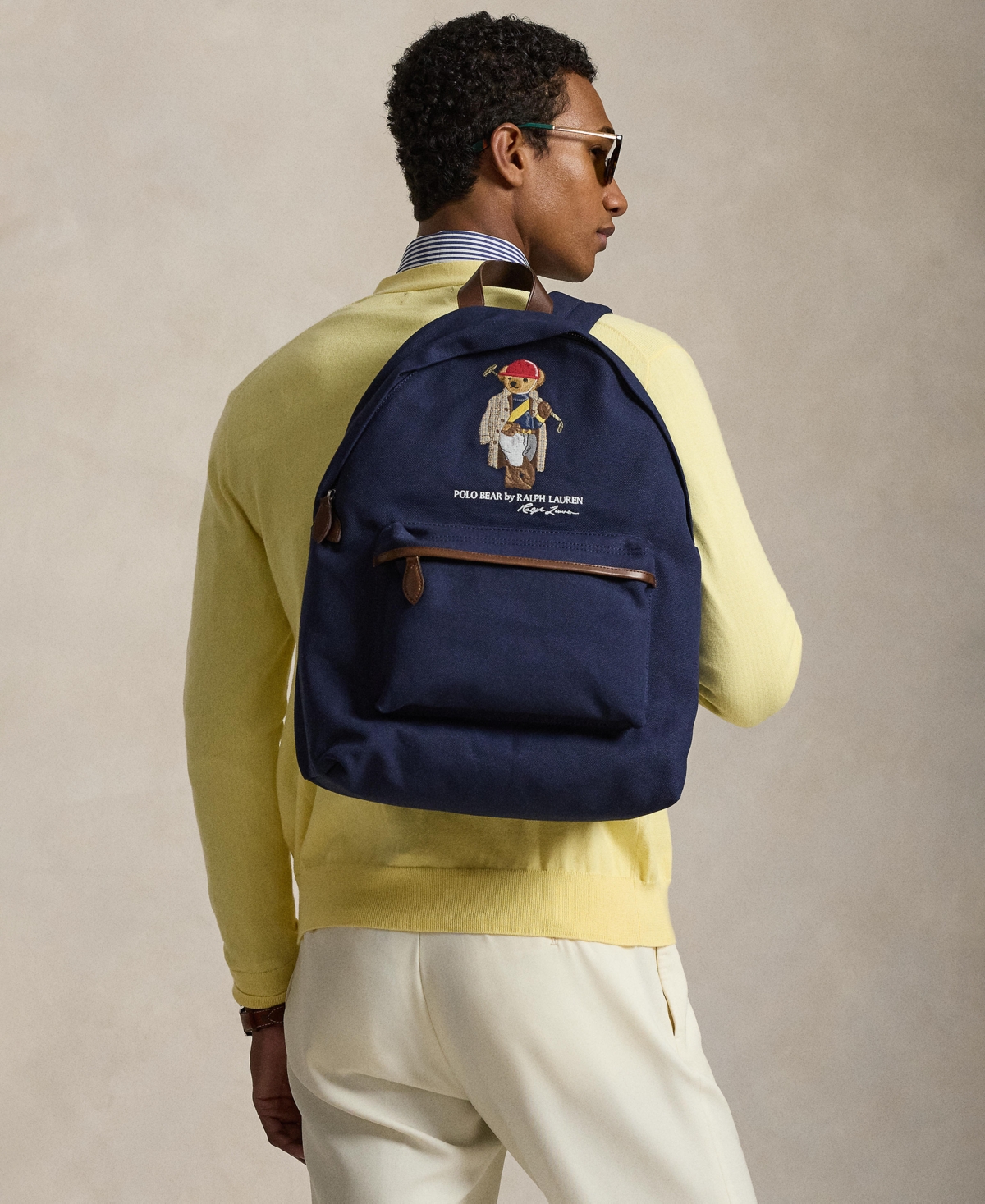 Polo Ralph Lauren Men's Polo Bear Canvas Backpack