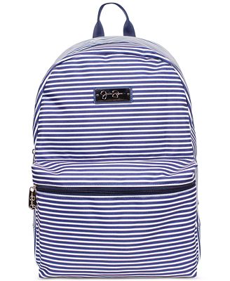 Jessica Simpson Regency Navy Stripe Campus Pack - Backpacks - Luggage ...